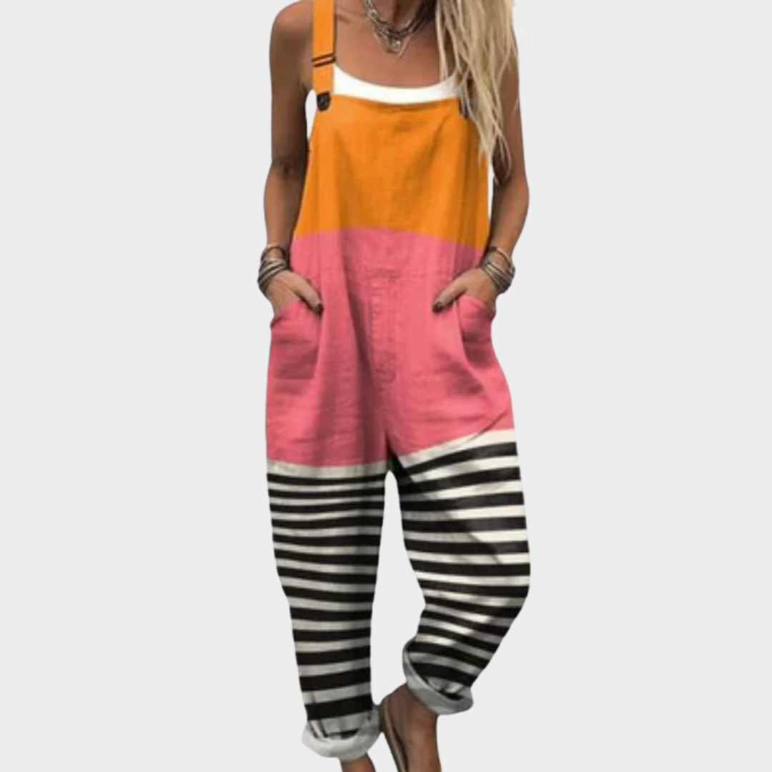 Comfortable Printed Overall