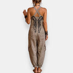 Teresa | Bohemian Embroidered Jumpsuit