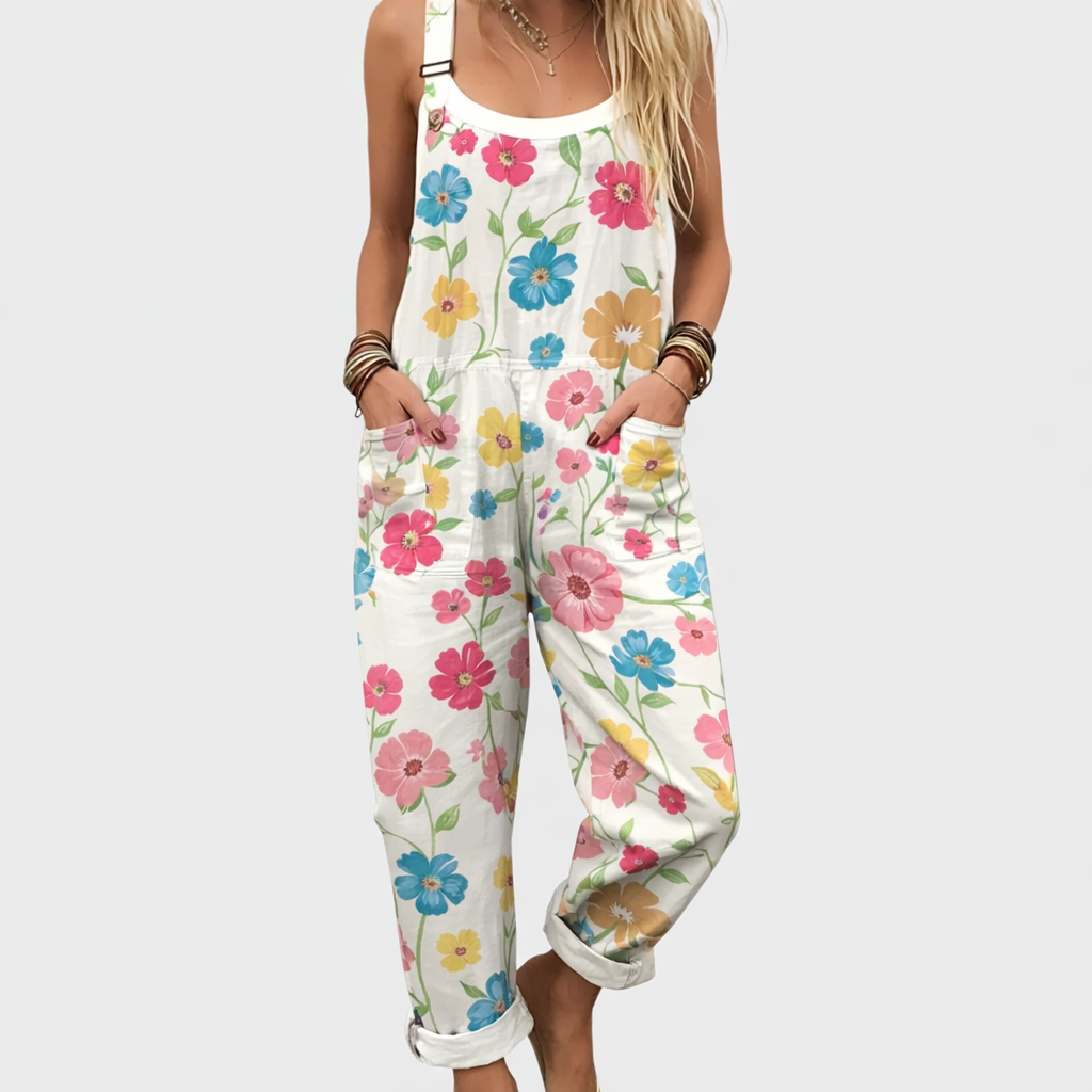 Comfortable Printed Overall