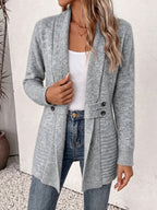 Yara | Elegant Women's Cardigan - Open Front & Cinched Waist