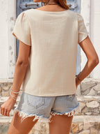 Sienna | Asymmetrical Button Blouse