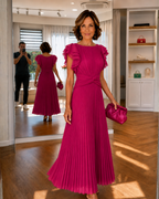 Viviana™ | Elegant Pleated Midi Dress